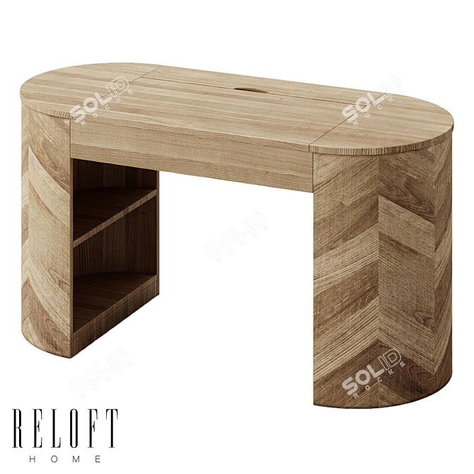 Monarch Writing Desk by RELOFT HOME 3D model image 1