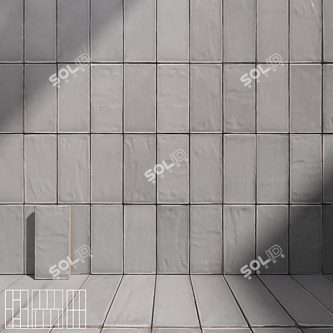 41zero42 HOPS Ceramic Wall Tiles 3D model image 4