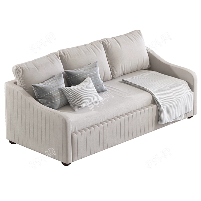 Convertible Sofa Bed KD75 3D model image 5