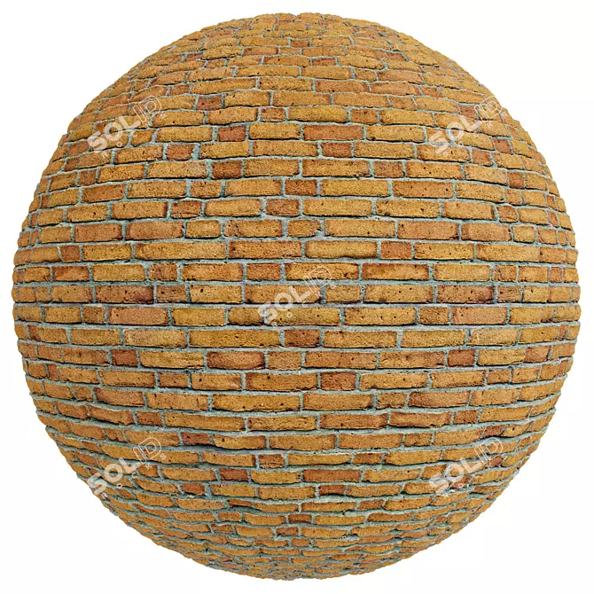 Bricks Memo Sample Texture Set 3D model image 2