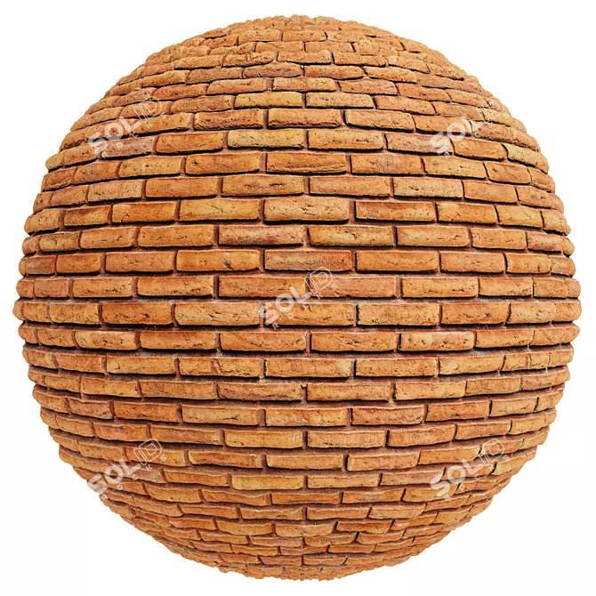 Bricks Memo Sample Texture Set 3D model image 4