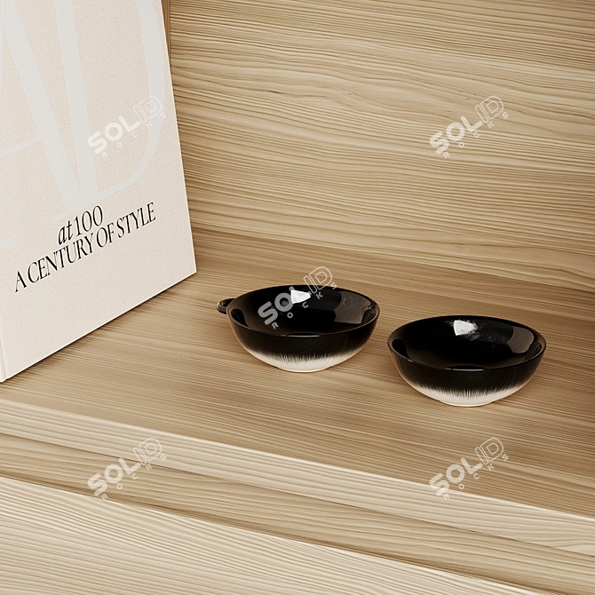 Scandi Decor Shelf with Objects 3D model image 5