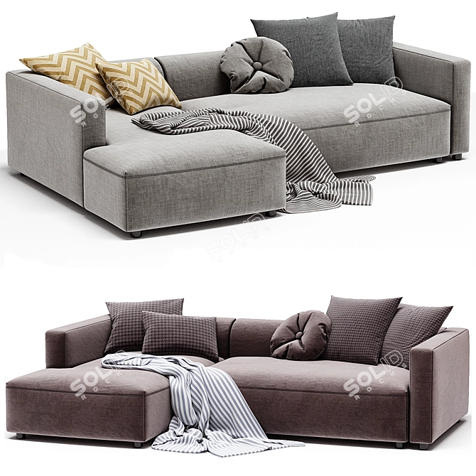 Modern Sofa Match VON PROSTORIA 3D model image 1