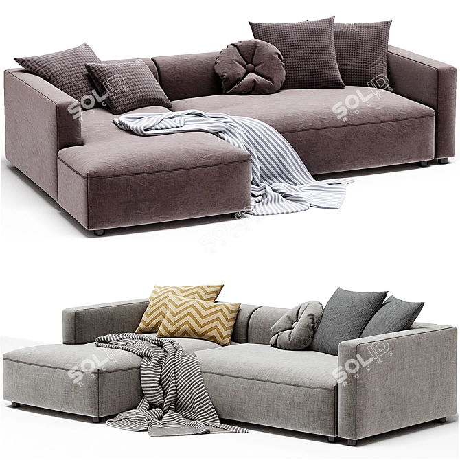 Modern Sofa Match VON PROSTORIA 3D model image 2