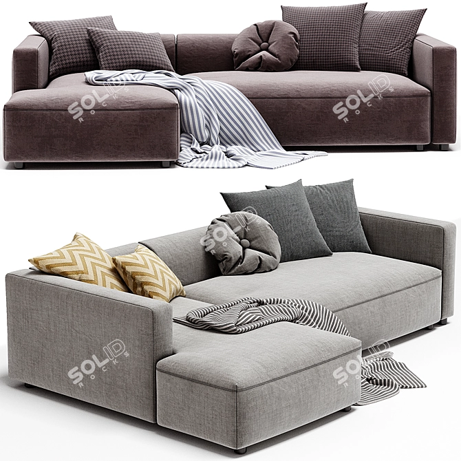 Modern Sofa Match VON PROSTORIA 3D model image 3