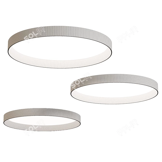 Modern LED Ceiling Lamp Fixture 3D model image 3