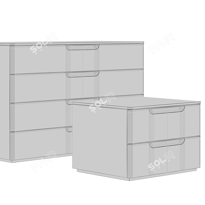 Molteni&C 7070 Drawer Units 3D model image 3