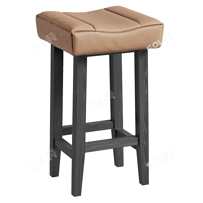  Modern Andropolis Counter Stool 3D model image 1