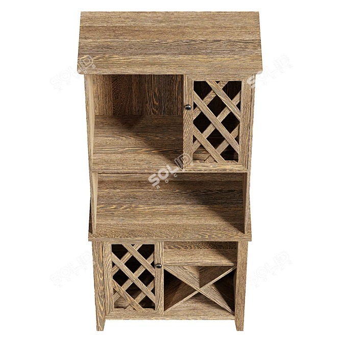 Fuqua Pantry: UV Unwrapped, Real Size 3D model image 3