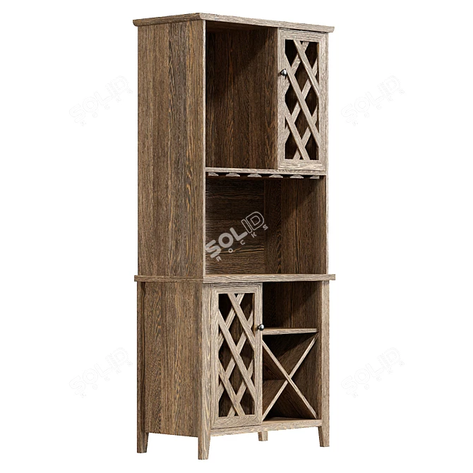 Fuqua Pantry: UV Unwrapped, Real Size 3D model image 4