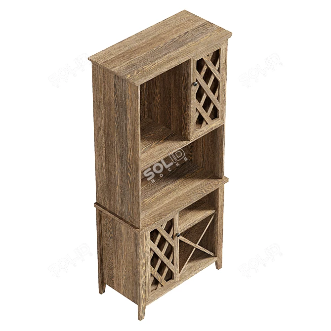 Fuqua Pantry: UV Unwrapped, Real Size 3D model image 5