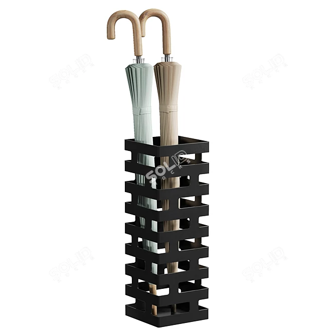 Modern Minimalist Umbrella Stand 3D model image 1