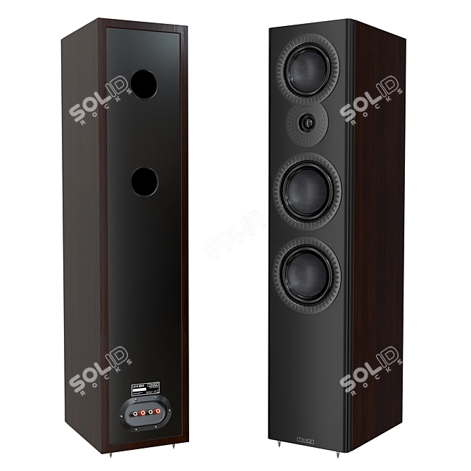 Mission LX-6 MKII Speaker System 3D model image 4