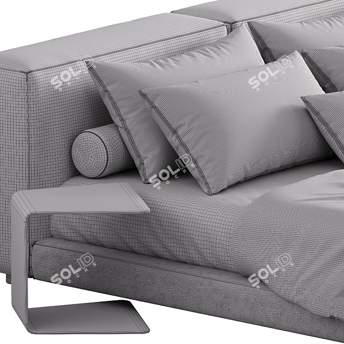 Modern Living Divani NeoWall Bed 3D model image 4