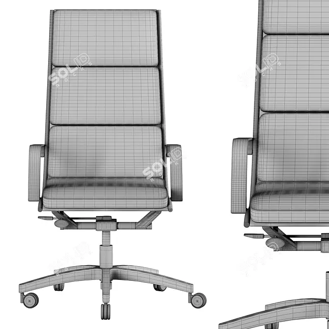 ErgoDesign Office Chair - Adjustable 3D model image 3