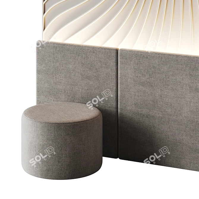 Soft Pattern Wall Panel EOF 3D model image 2