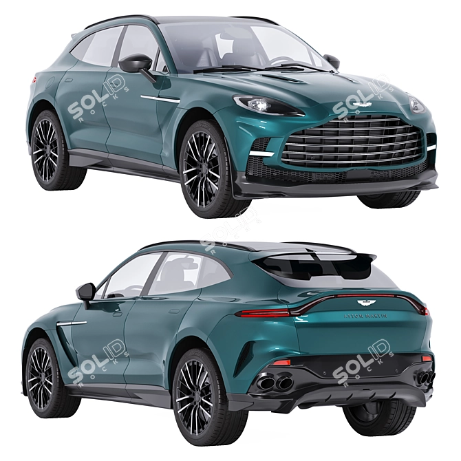 Aston Martin DBX 707 Model 3D model image 1