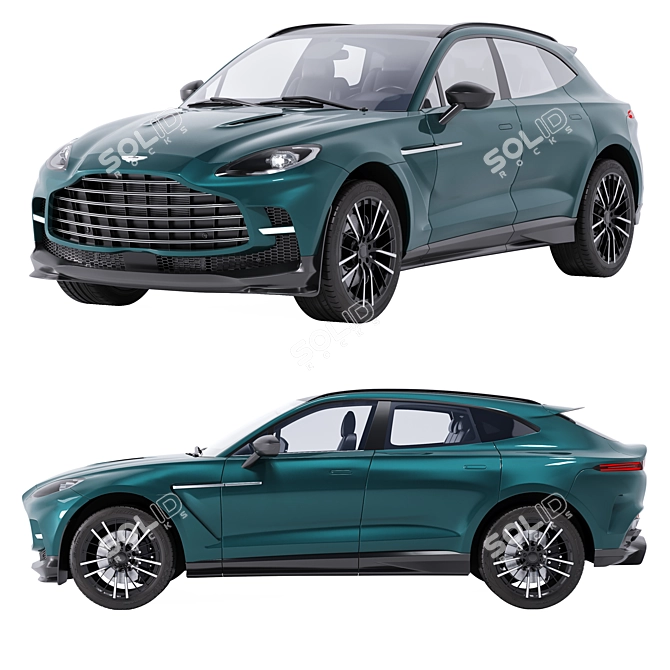 Aston Martin DBX 707 Model 3D model image 2