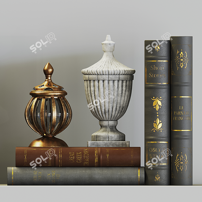  Retro Charm Decor Set 3D model image 3