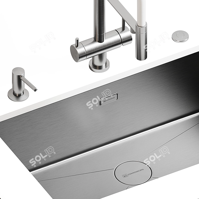  Omoikiri Sinks and Mixers 3D model image 4