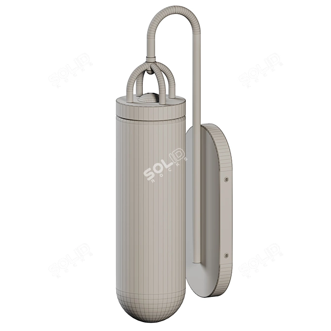 Modern Parisian Lantern Collection 3D model image 5