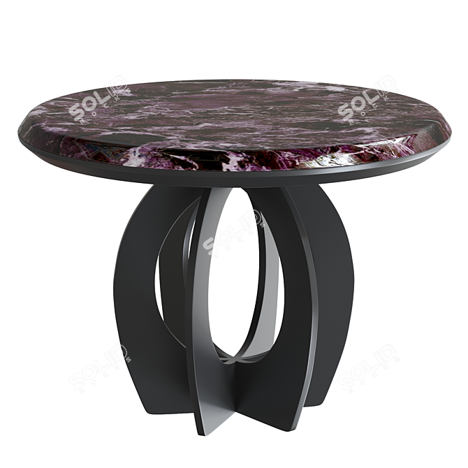 Earthy Boulder Side Table 3D model image 2