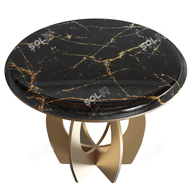 Earthy Boulder Side Table 3D model image 4