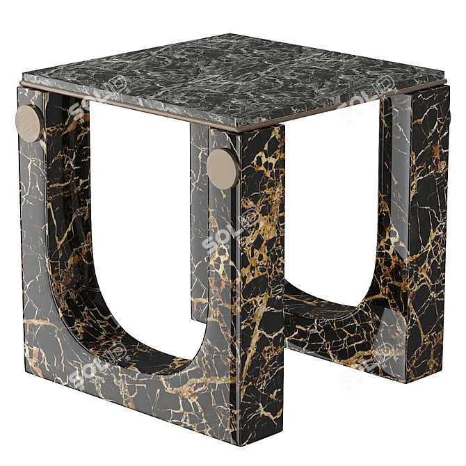 Modern Linkoln Side Table 2014 3D model image 1