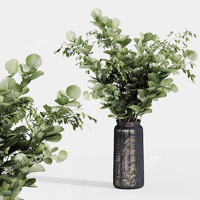  High-Quality Bouquet Indoor Plant 3D model image 4