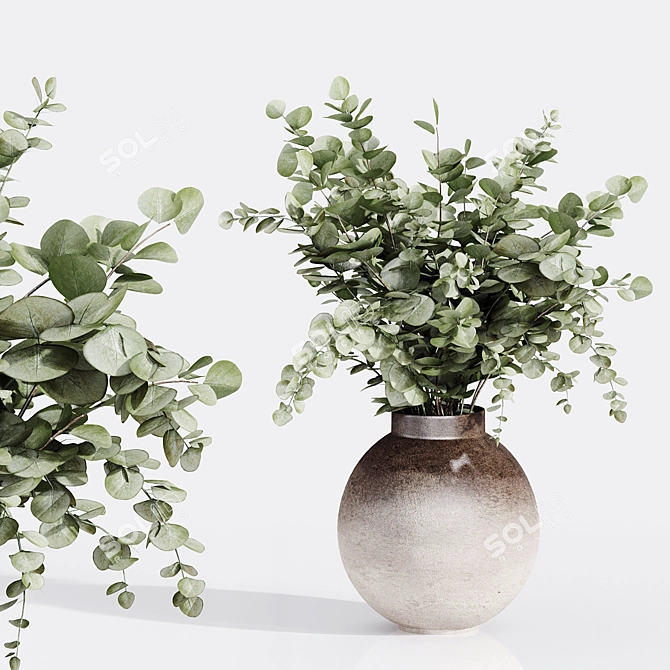  High-Quality Bouquet Indoor Plant 3D model image 5