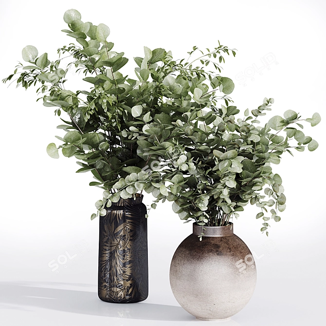  High-Quality Bouquet Indoor Plant 3D model image 7