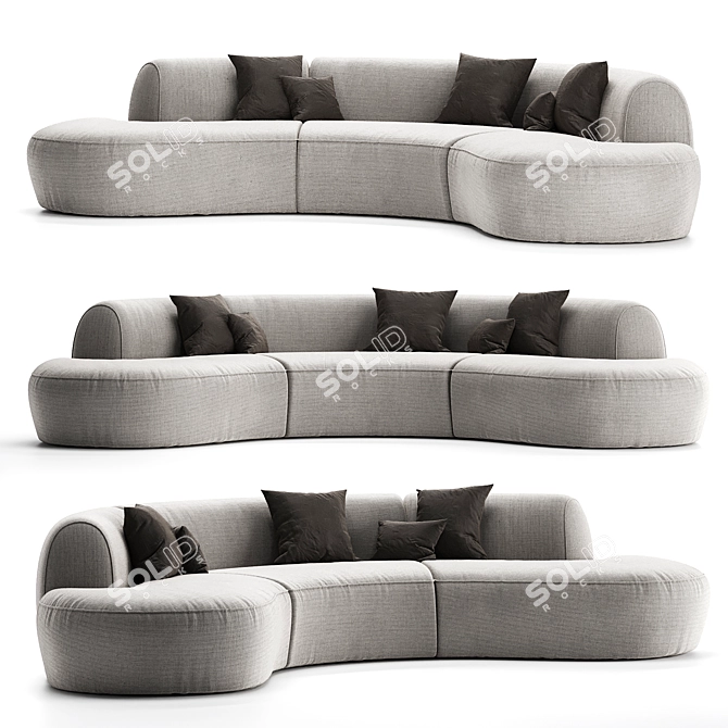 Ashton Sofa Variety by Corner 3D model image 2
