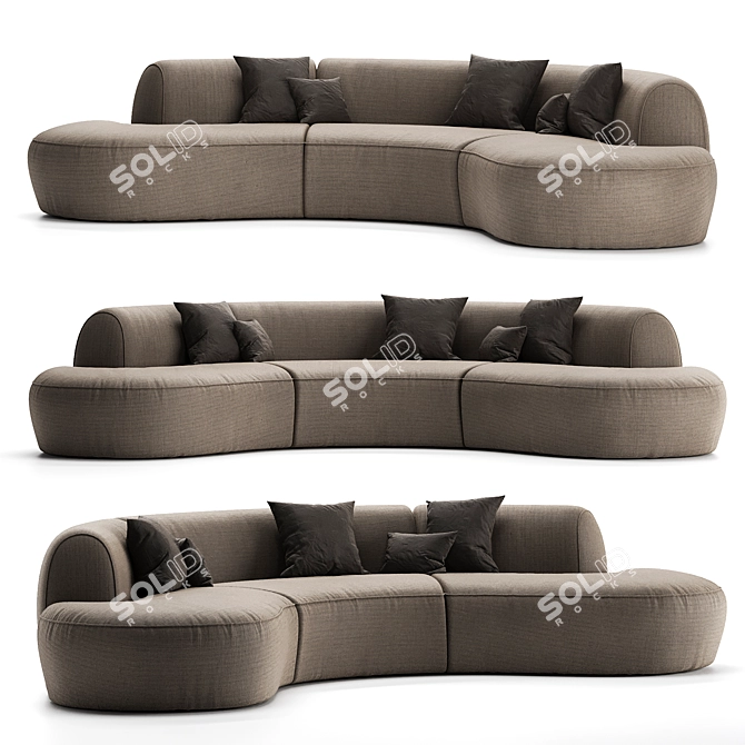 Ashton Sofa Variety by Corner 3D model image 3