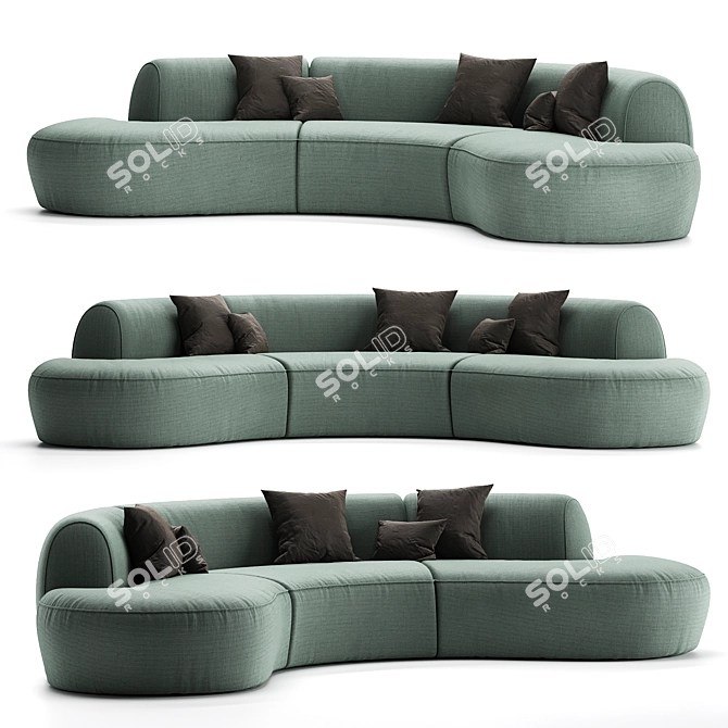 Ashton Sofa Variety by Corner 3D model image 4