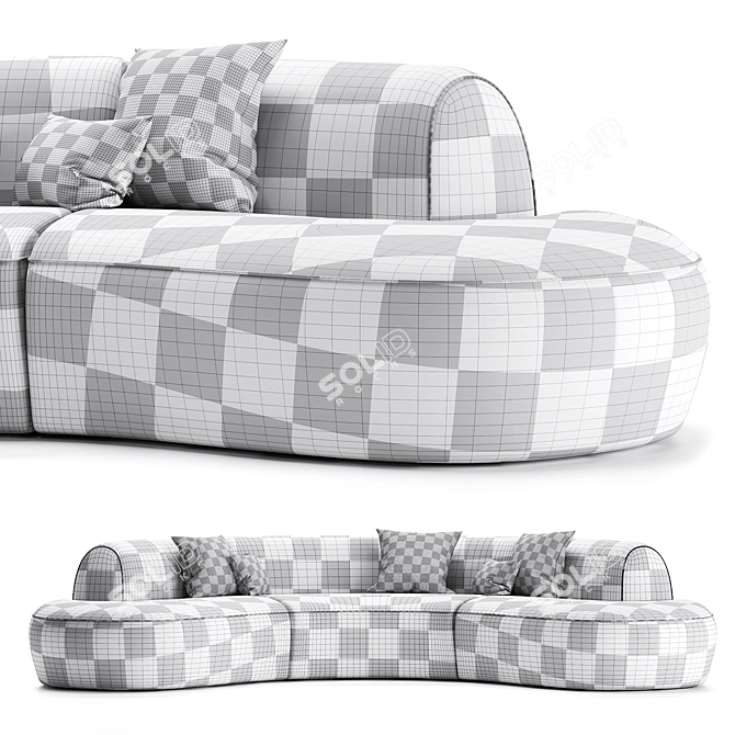 Ashton Sofa Variety by Corner 3D model image 7