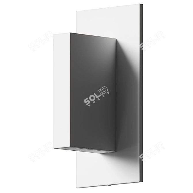 Modern Minimalist Wall Sconce 3D model image 4