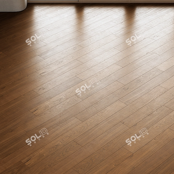 Wood Parquet Flooring Texture Pack 3D model image 4