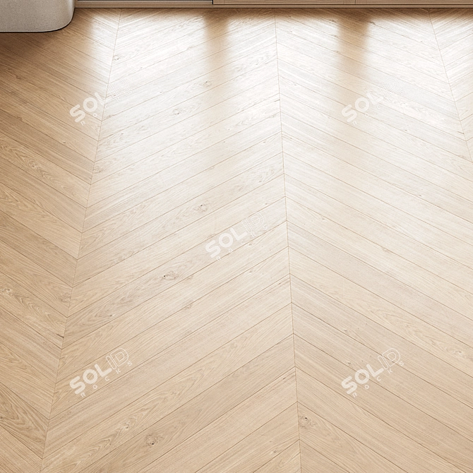 Wood Parquet Flooring Texture Pack 3D model image 6