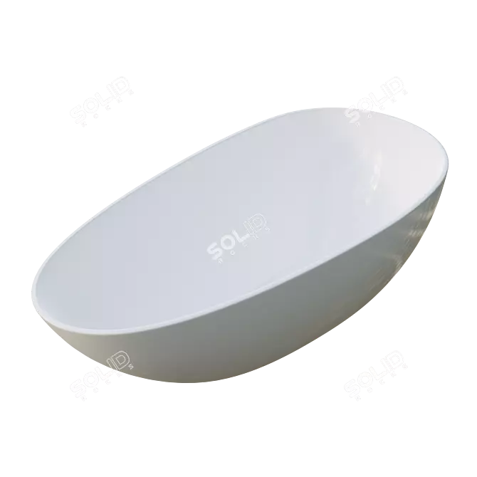 TONI ARTI Trivero Freestanding Bathtub 3D model image 1