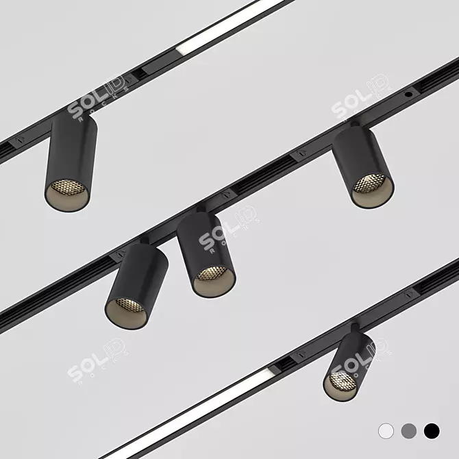 Custom Design Track Lighting System 3D model image 1