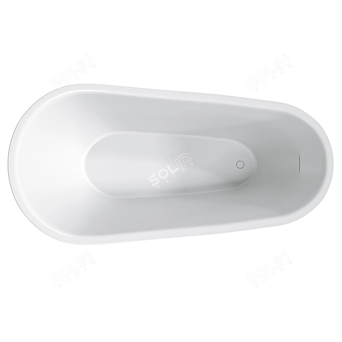 ABBER AB9288 Acrylic Bathtub 3D model image 2