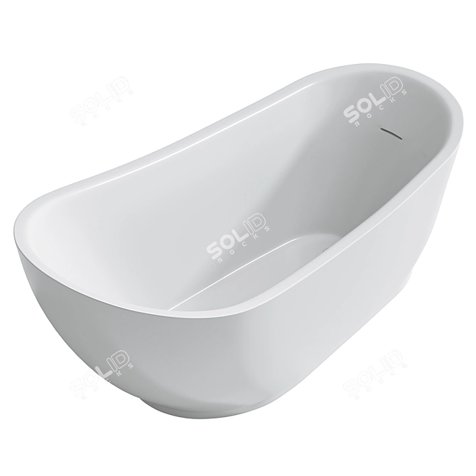 ABBER AB9288 Acrylic Bathtub 3D model image 3