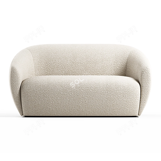 Seamless Textured Lobby Sofa Model 3D model image 5