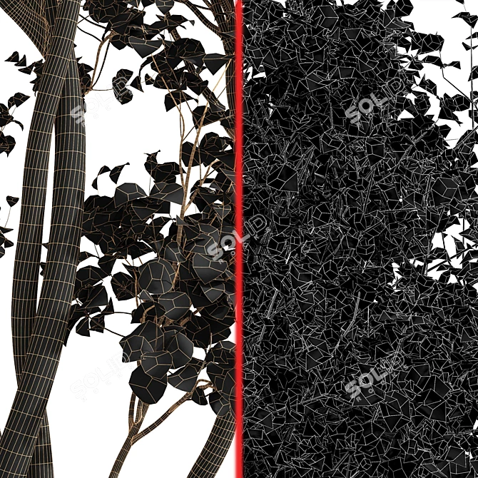 Seasonal Tree 3D Model Collection 3D model image 7