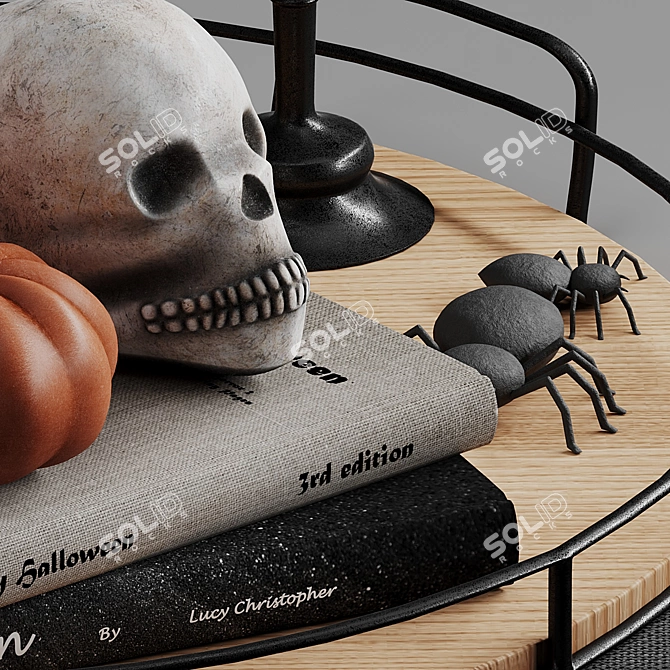 Halloween Decor Set 05 - Quality Models 3D model image 4