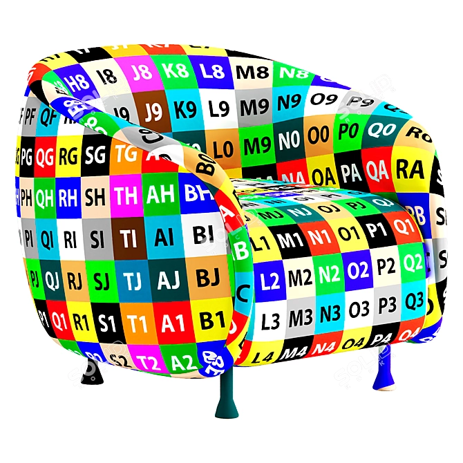 Luxury Lucien Chair 3D Model 3D model image 7