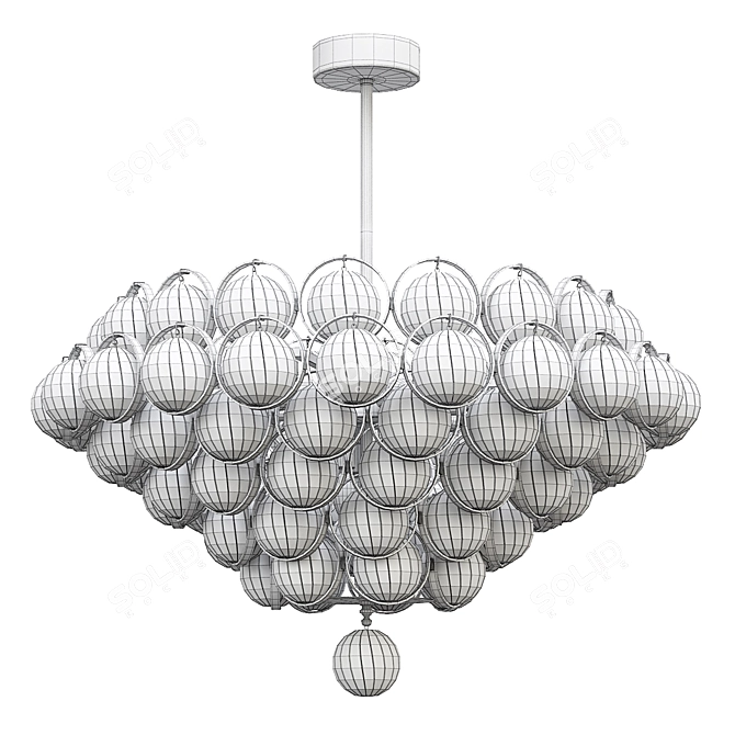 ImperiumLoft PARLOR 11 Pendant Chandelier 3D model image 2