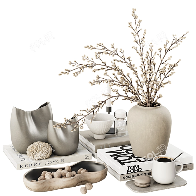 Modern Tableware Set 2018 3D model image 1