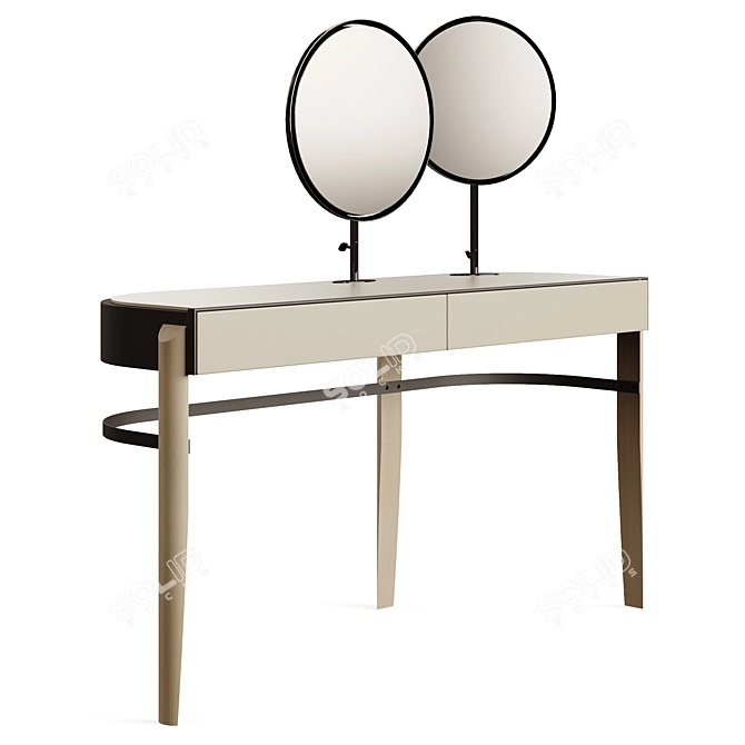 Chloe Dressing Table with Exceptional Craftsmanship 3D model image 1