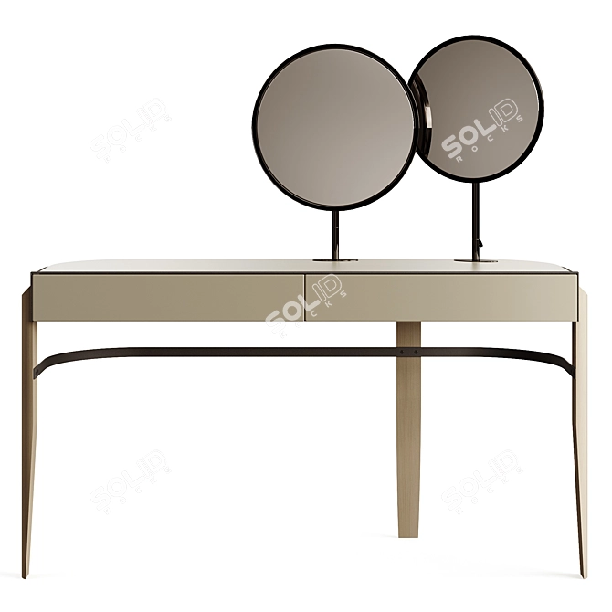 Chloe Dressing Table with Exceptional Craftsmanship 3D model image 4